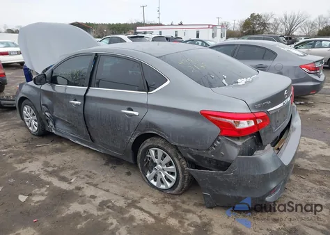 2016 Nissan Sentra S из США, поврежденный, VIN 3N1AB7AP4GY296551